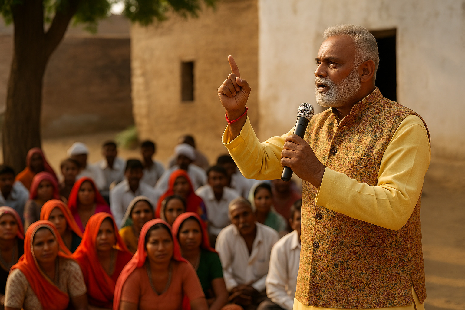 त्यात्याराम तारा जनसभा में